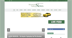 Desktop Screenshot of mountainvalleynewspaper.com